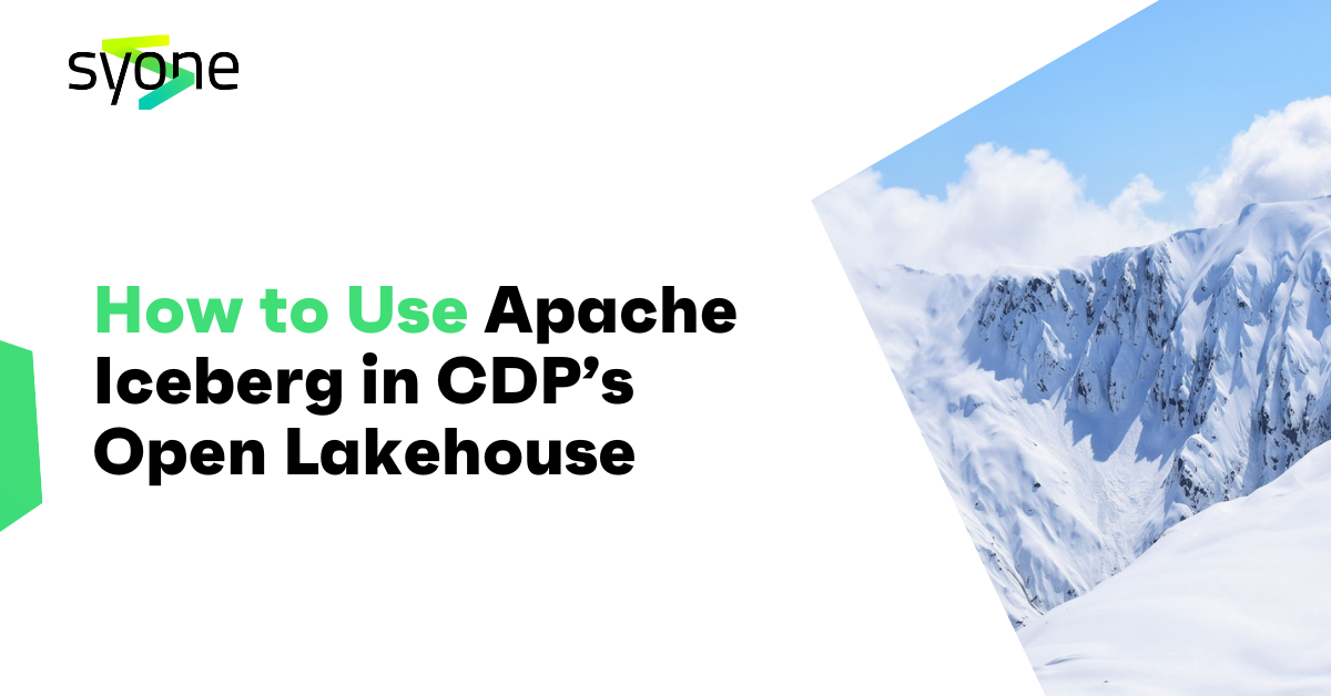 How to Use Apache Iceberg in CDP’s Open Lakehouse